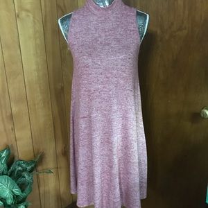 Aiden Y Brushed Knit, Mock Neck Pullover Dress